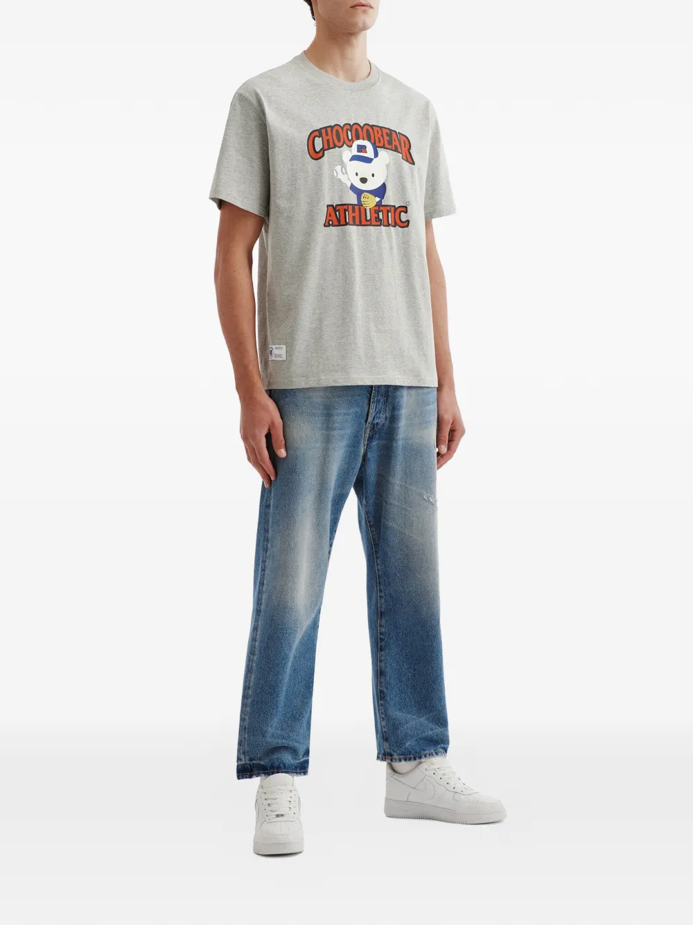CHOCOOLATE 베어 프린트 티셔츠 | 티셔츠