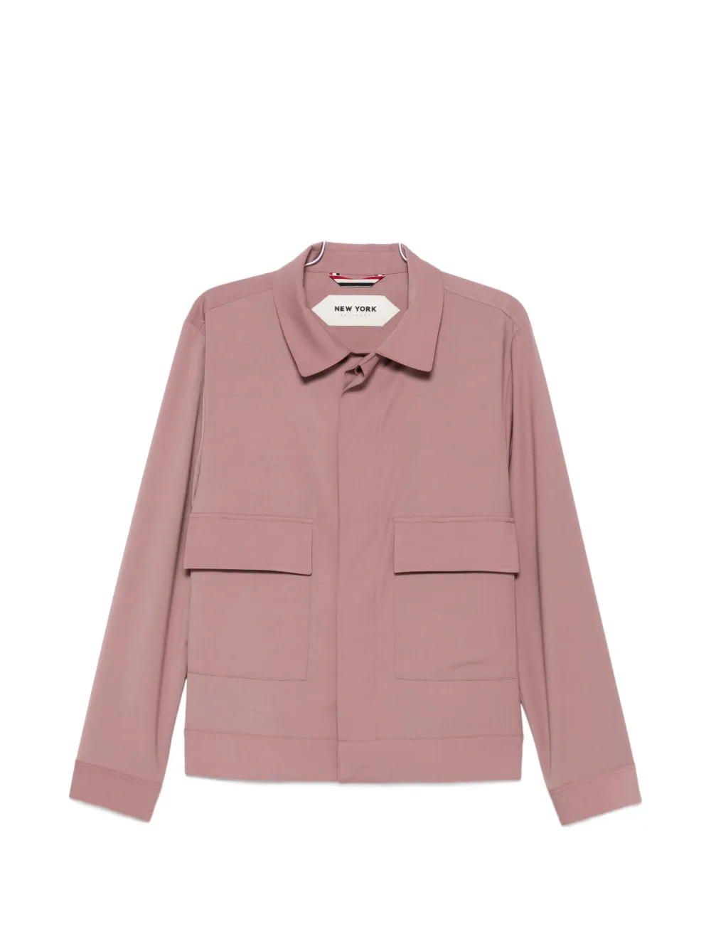 New York Resident flap-pocket jacket - Rosa