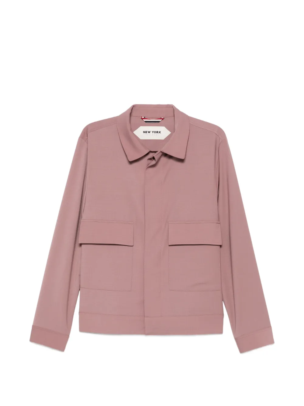 New York Resident flap-pocket jacket - Rosa