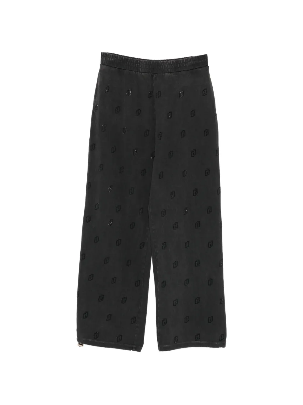 LIU JO patterned trousers - Schwarz