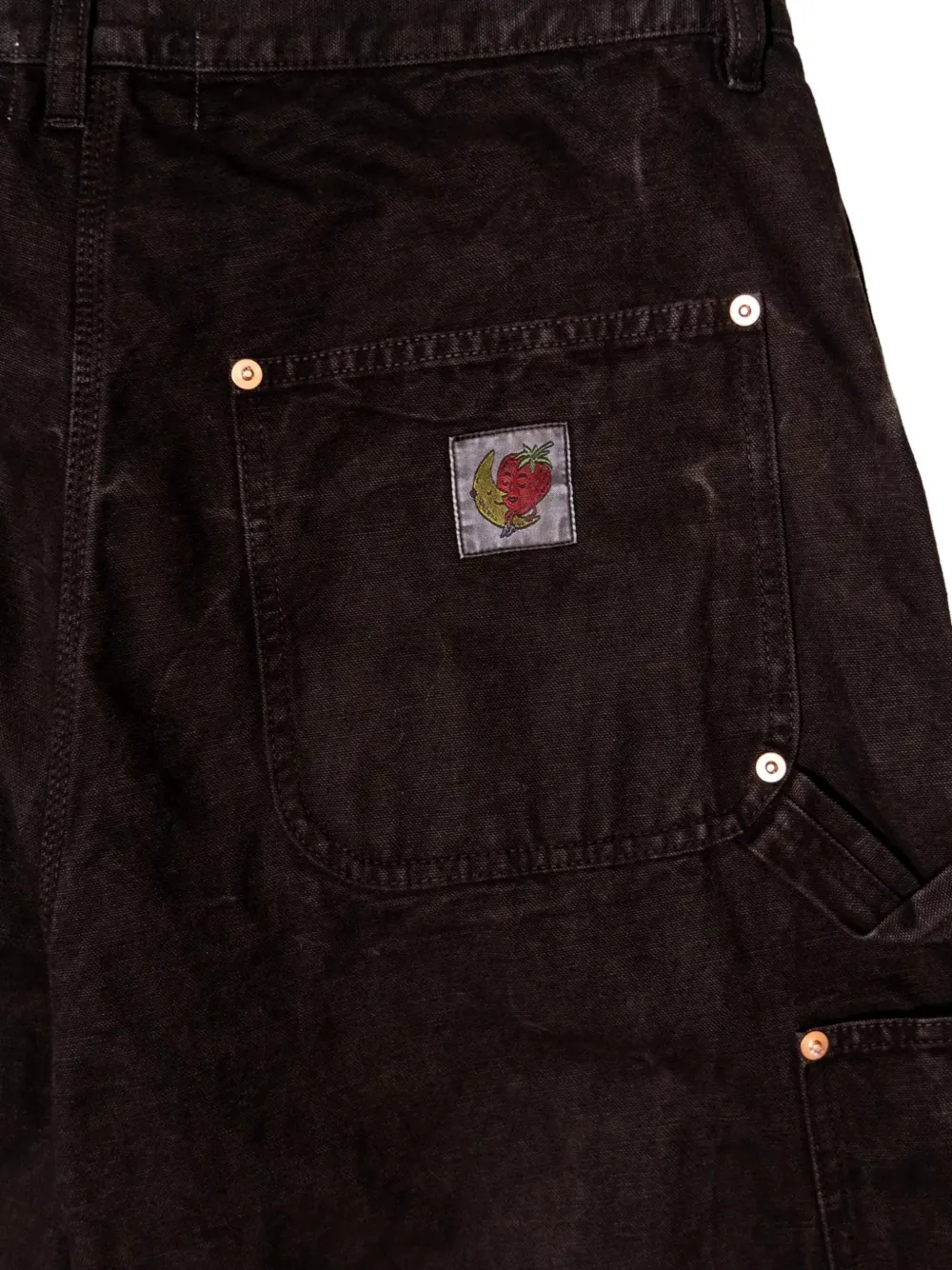 Doublet carrot-patch jeans Grijs