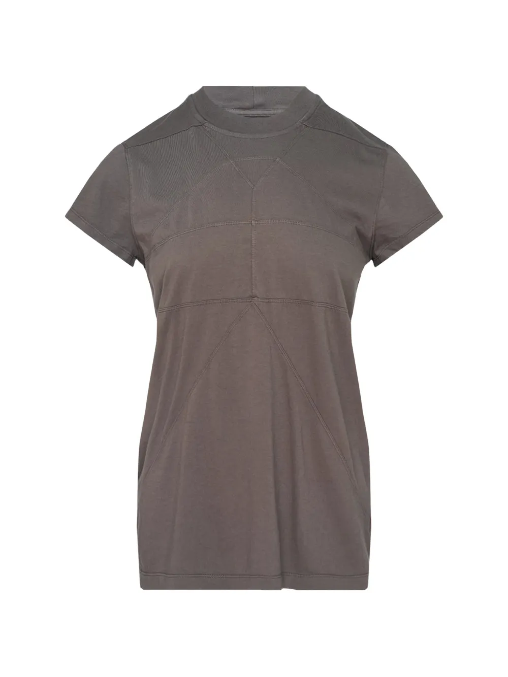 Rick Owens Small Level T panelled T-shirt - Grigio