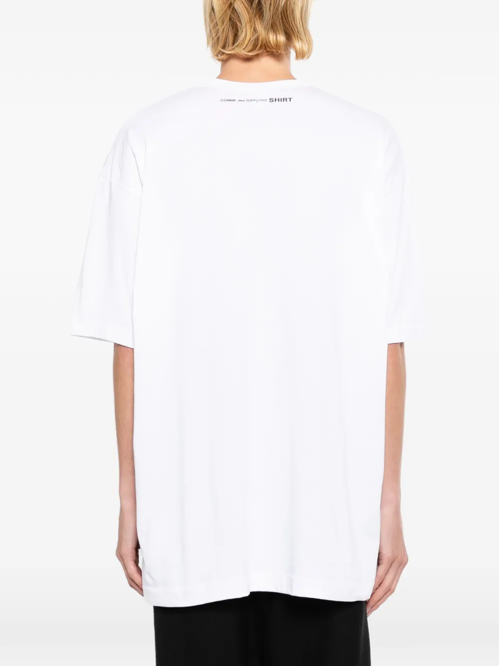 Comme Des Garçons Shirt Katoenen T-shirt met grafische print Wit