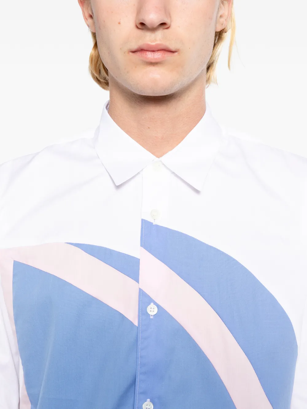 Comme Des Garçons Shirt Blouse met vlak Wit
