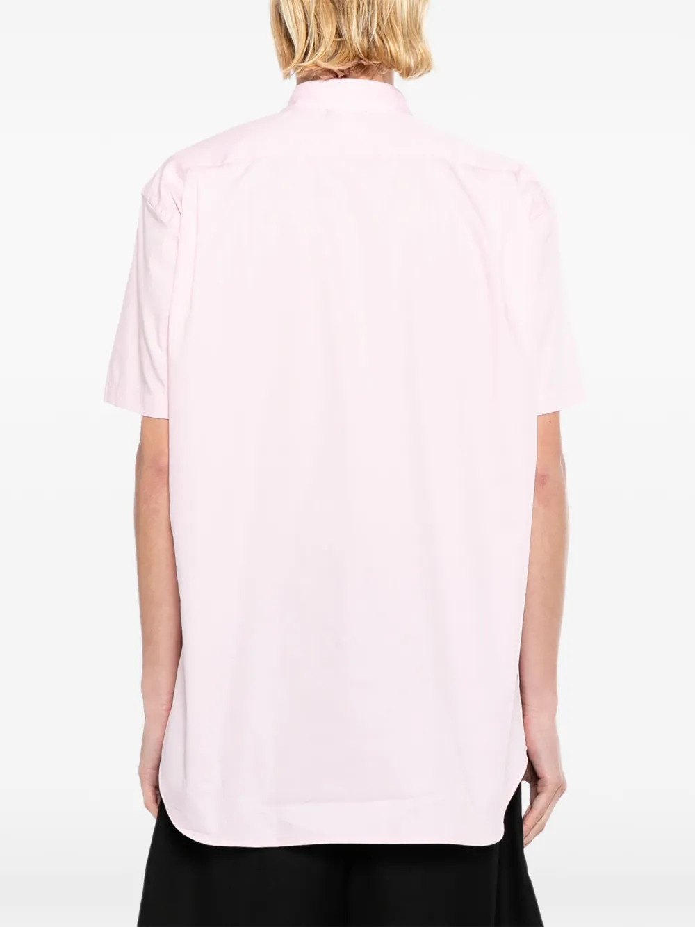 Comme Des Garçons Shirt Overhemd met patchwork Roze