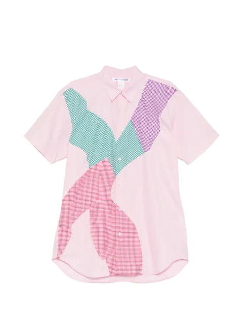 Comme Des Garçons Shirt patchwork short-sleeve shirt