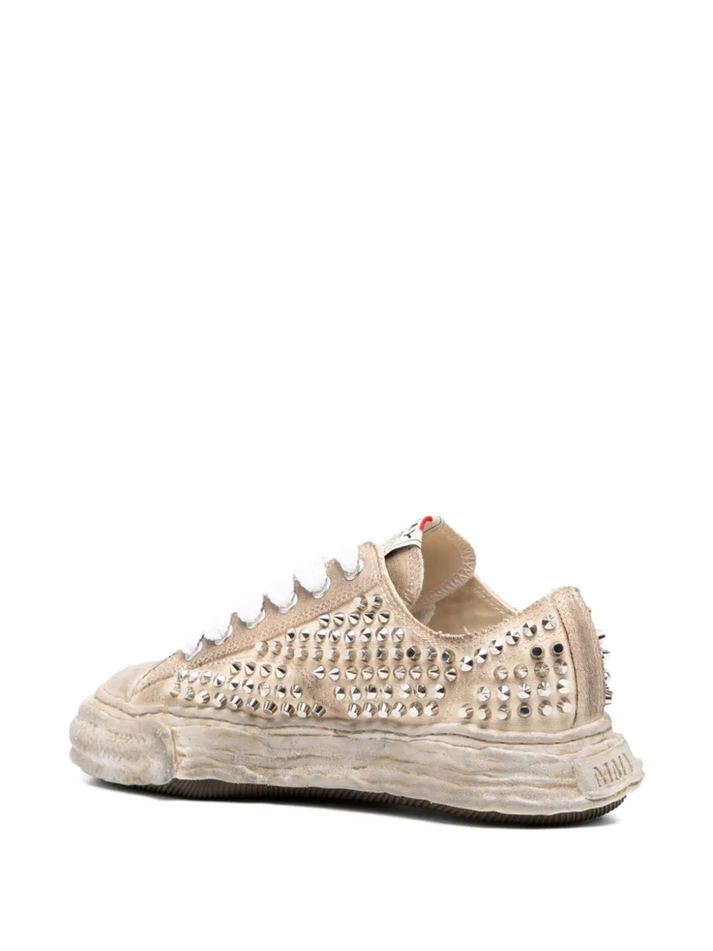 Maison MIHARA YASUHIRO stud-embellished sneakers Beige