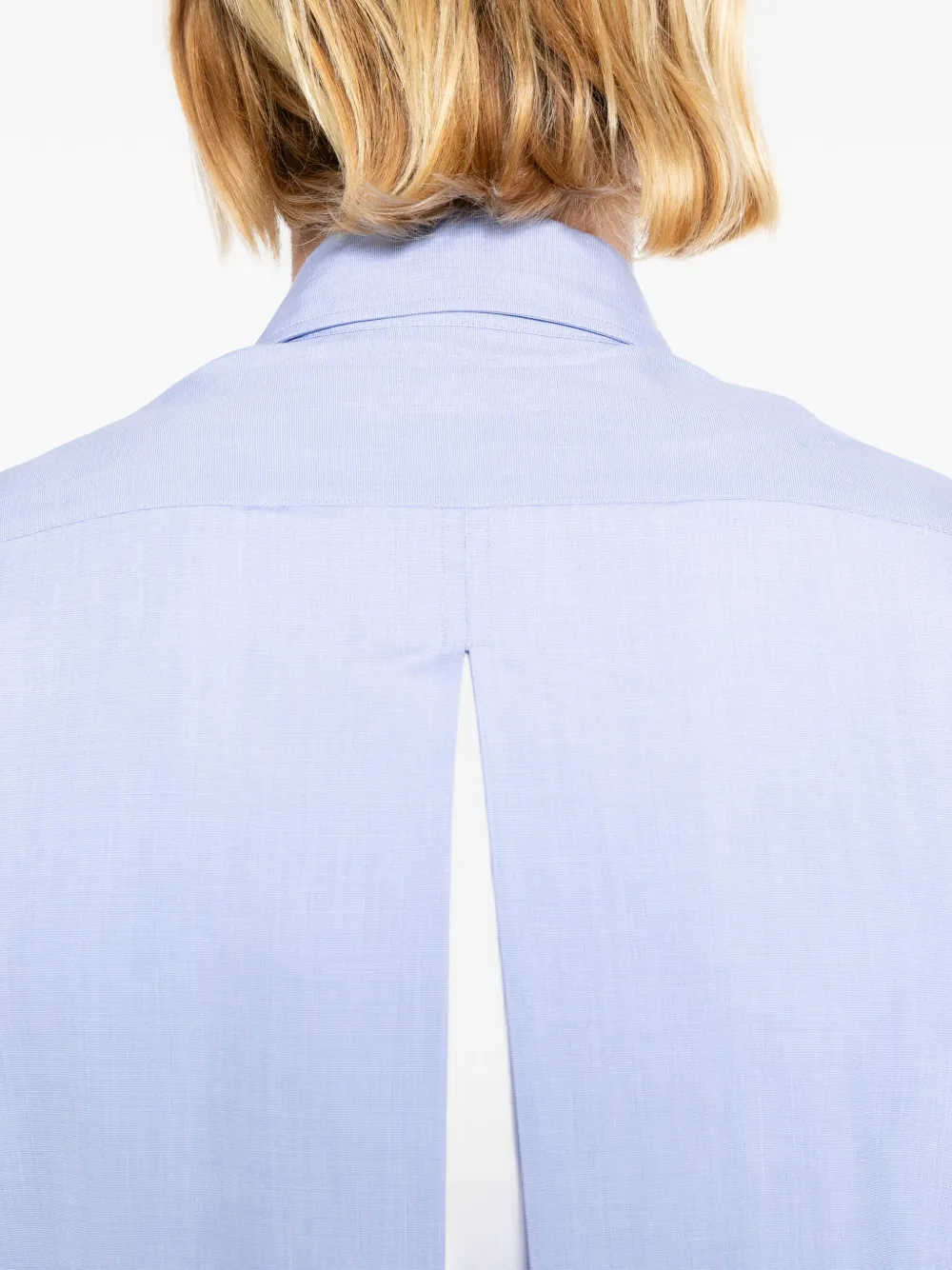 Jil Sander Fil-à-Fil overhemd Blauw