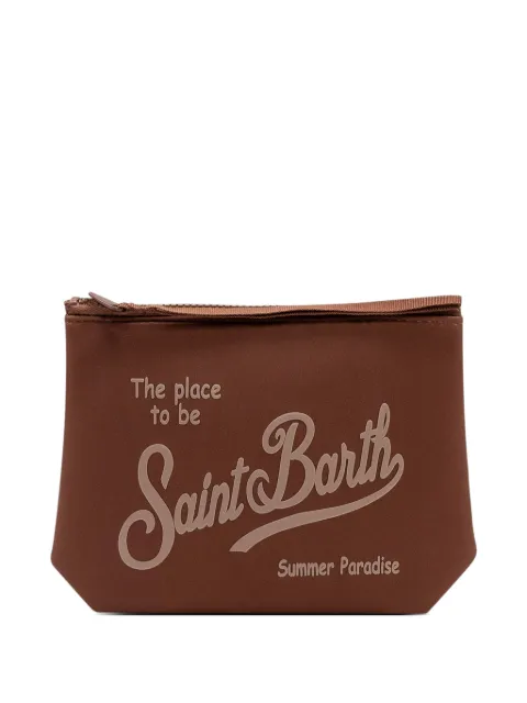 MC2 Saint Barth Aline zip logo clutch bag