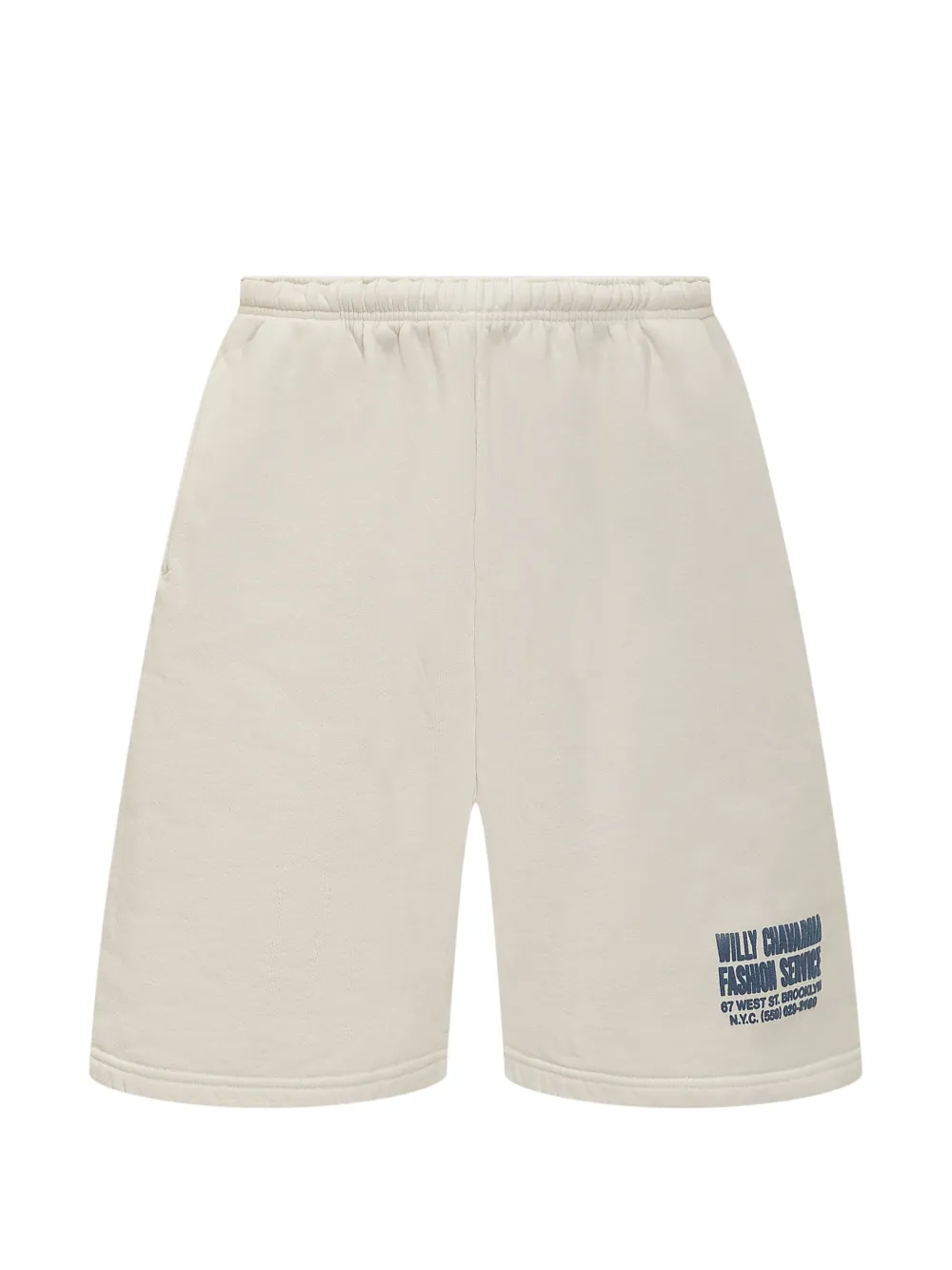 Willy Chavarria side-pocket drawstring shorts - Bianco