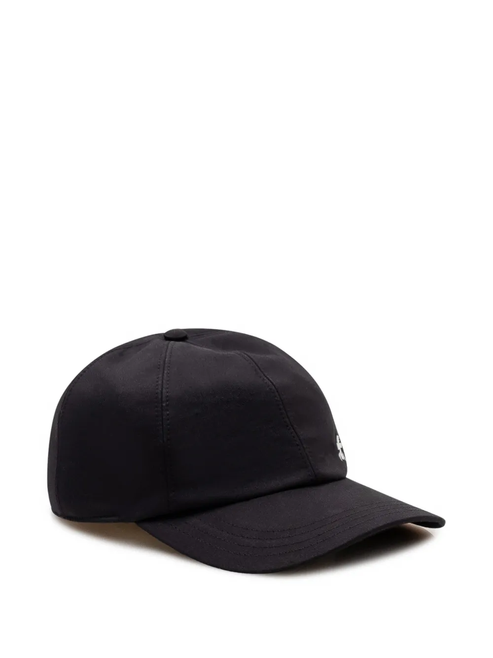 Premiata Honkbalpet met geborduurd logo Zwart