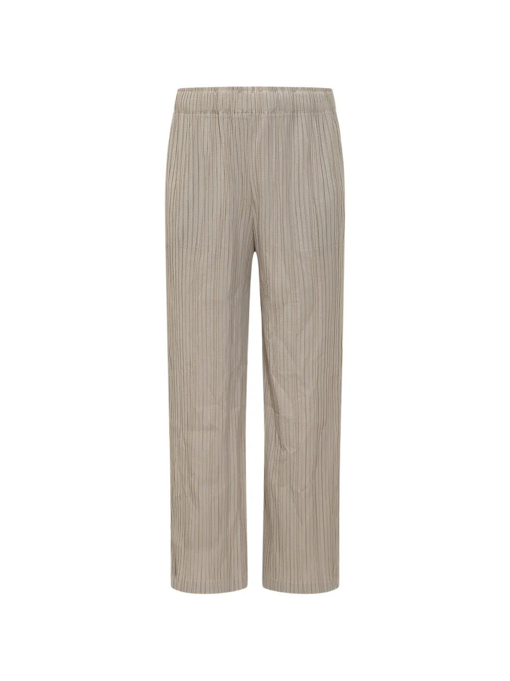 Gongdid Design plissé-effect striped trousers - Toni neutri