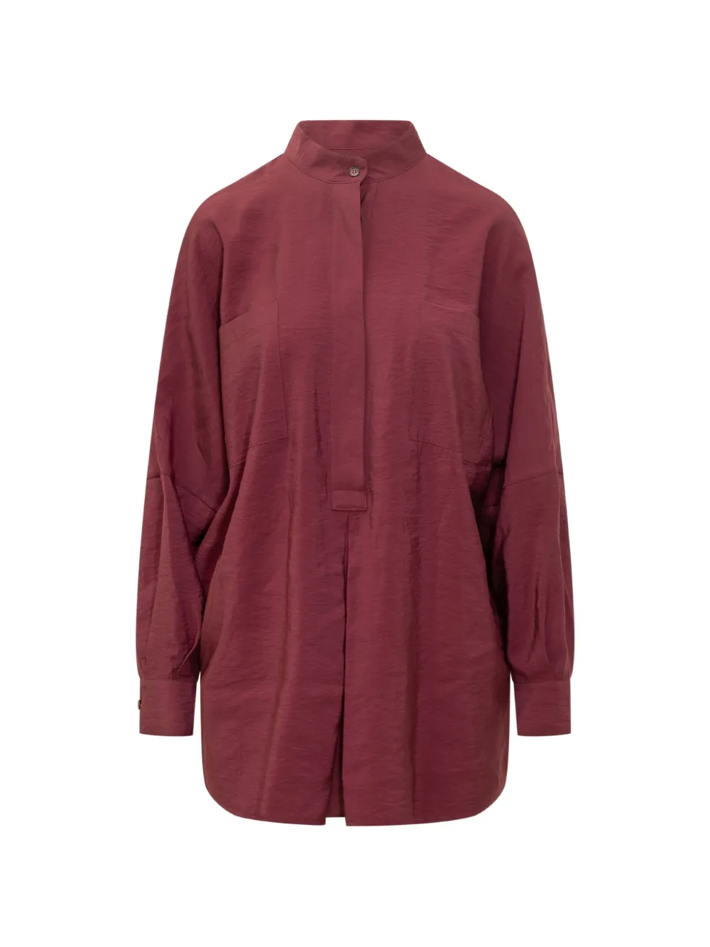 LE SULLY STUDIO long-sleeve blouse - Rosso