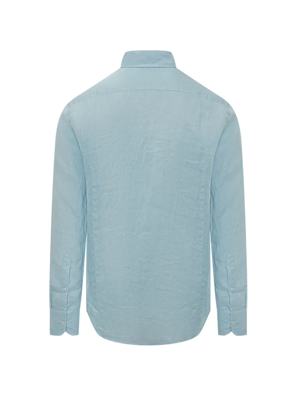 MC2 Saint Barth Pamplona seersucker katoenen overhemd Blauw