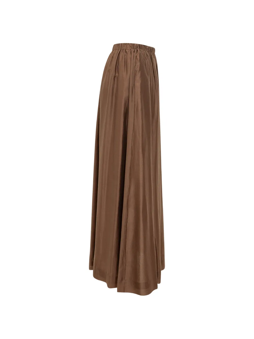  Le Sully Studio Elasticated Waist Maxi Skirt - Brown 