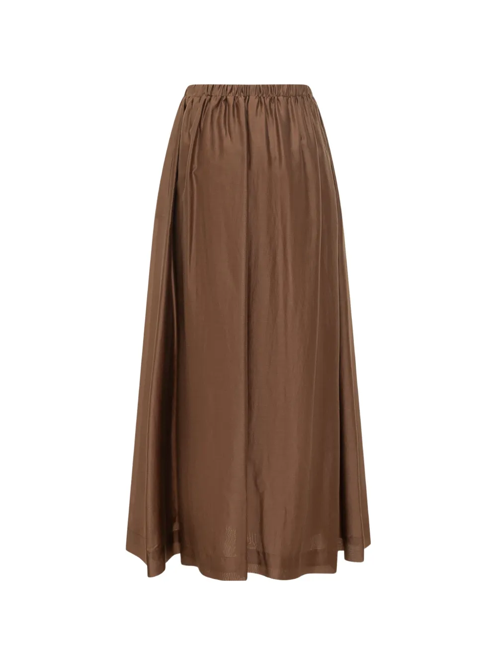  Le Sully Studio Elasticated Waist Maxi Skirt - Brown 