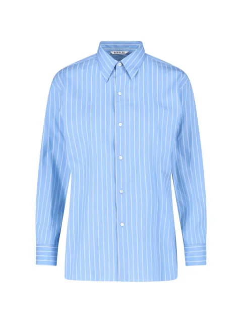 Auralee striped shirt