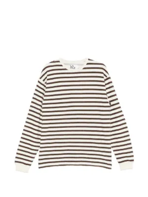 GOSHA RUBCHINSKIY Striped long-sleeve T-shirt | Blue | FARFETCH CA