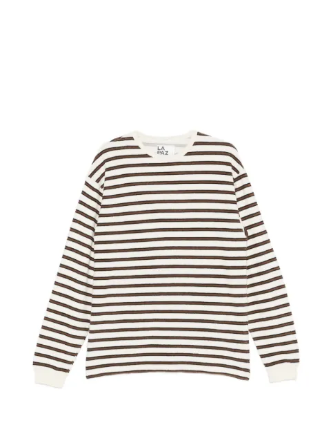 LA PAZ striped-pattern long-sleeve T-shirt