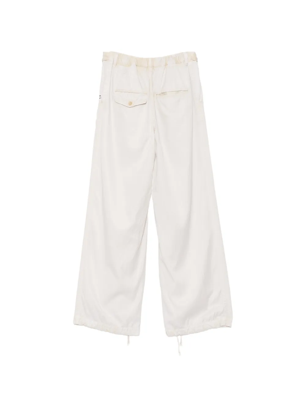 Maison MIHARA YASUHIRO Satijnen broek Beige