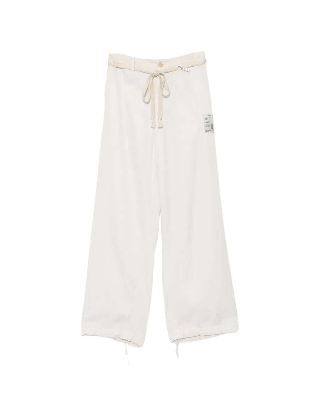 Maison MIHARA YASUHIRO satin trousers - Neutrals