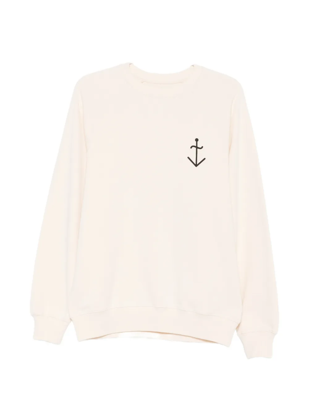 LA PAZ graphic-print raglan-sleeve sweathirt - Toni neutri