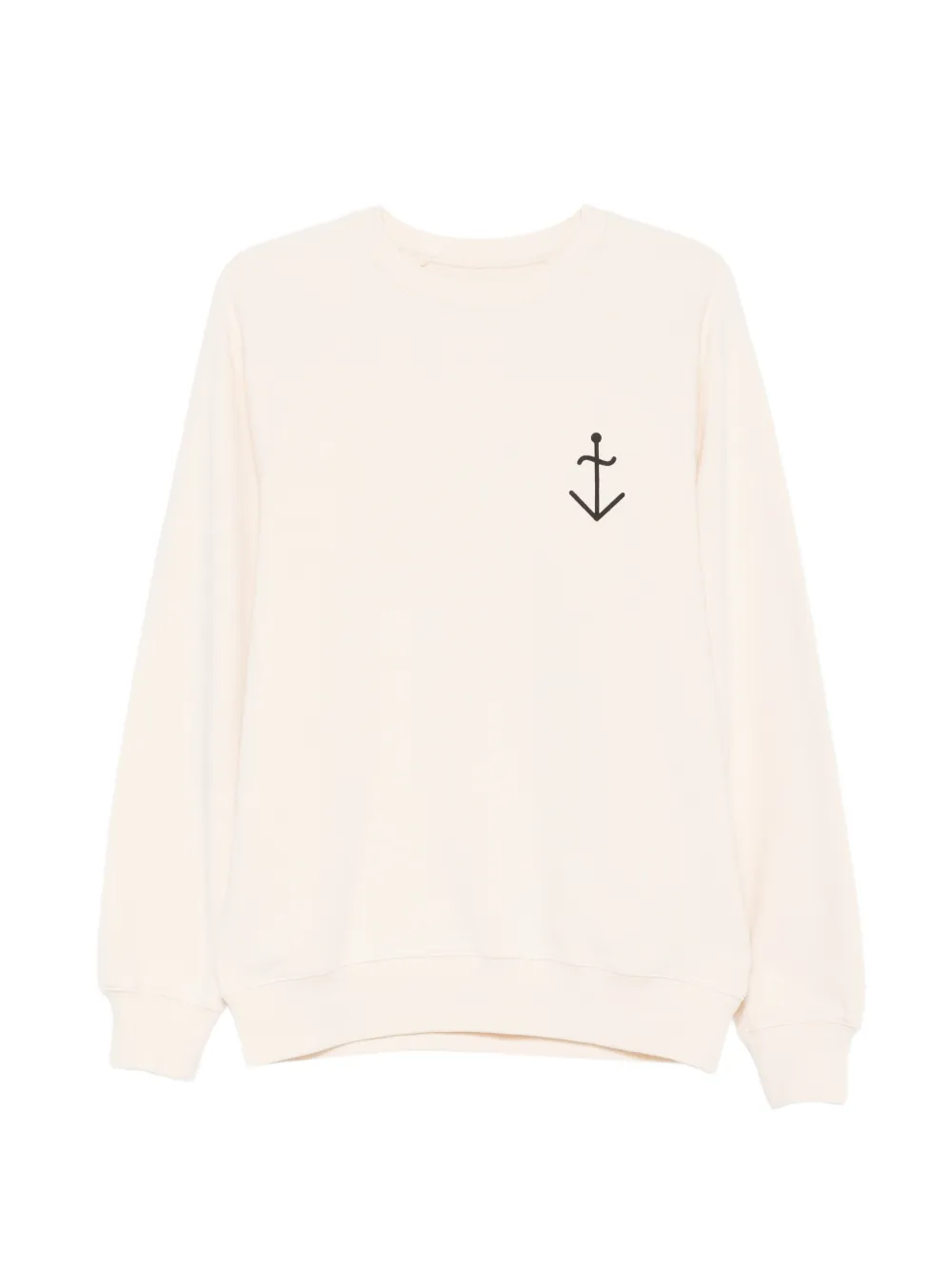 LA PAZ graphic-print raglan-sleeve sweathirt - Toni neutri