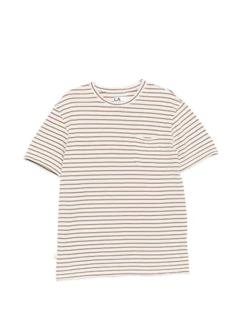 LA PAZ striped-pattern T-shirt