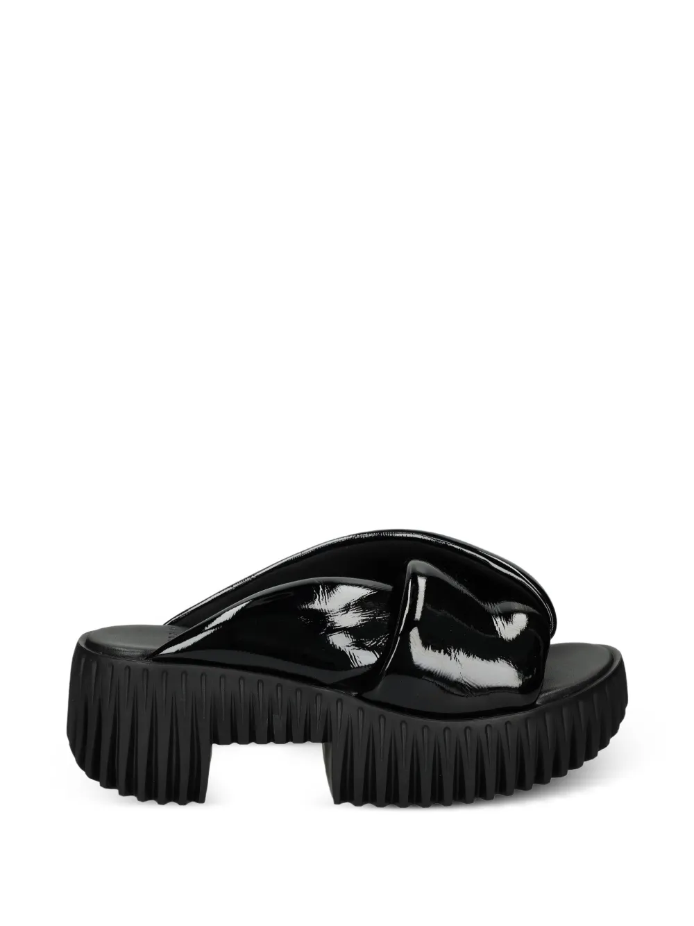 4ccccees Plia Anda Twisted Platform Sandals In Black