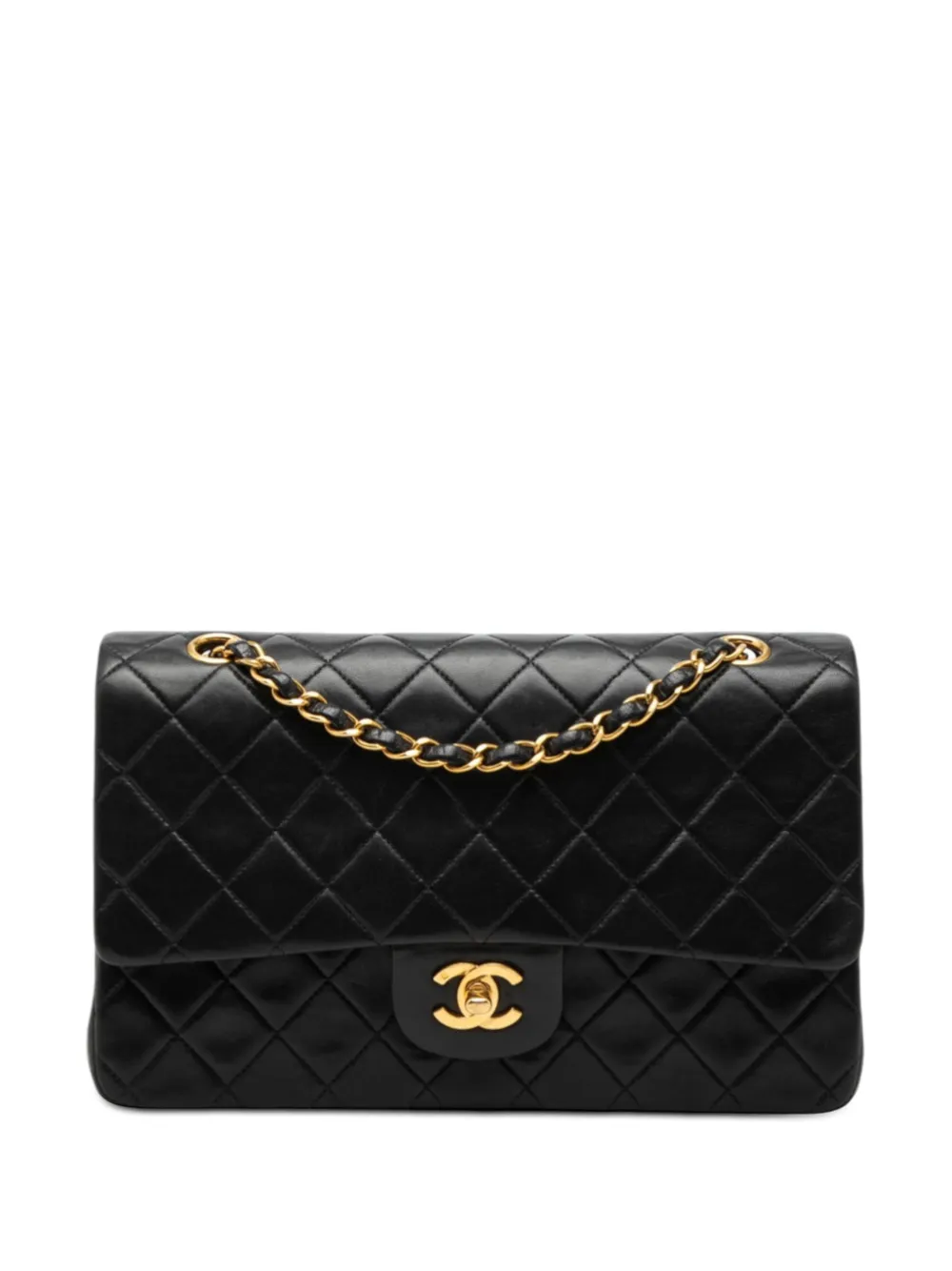 CHANEL Pre-Owned 1996-1997 Medium Classic Lambskin Double Flap shoulder bag - Nero