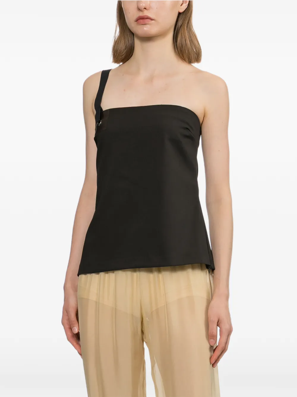 Paloma Wool Lali asymmetrische top Bruin