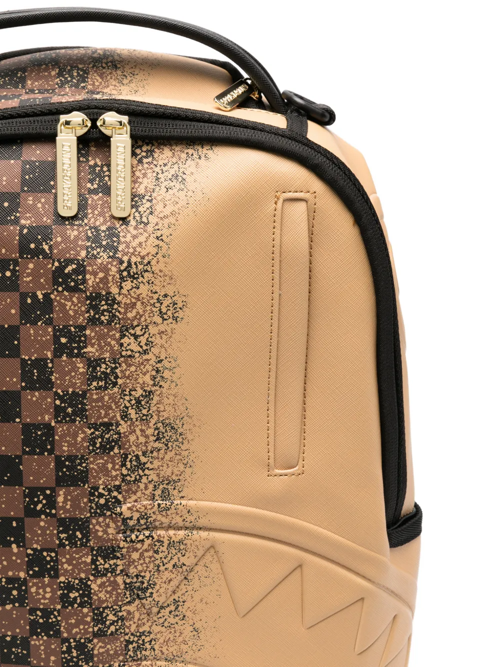 Sprayground 체크 패턴 백팩 In 뉴트럴