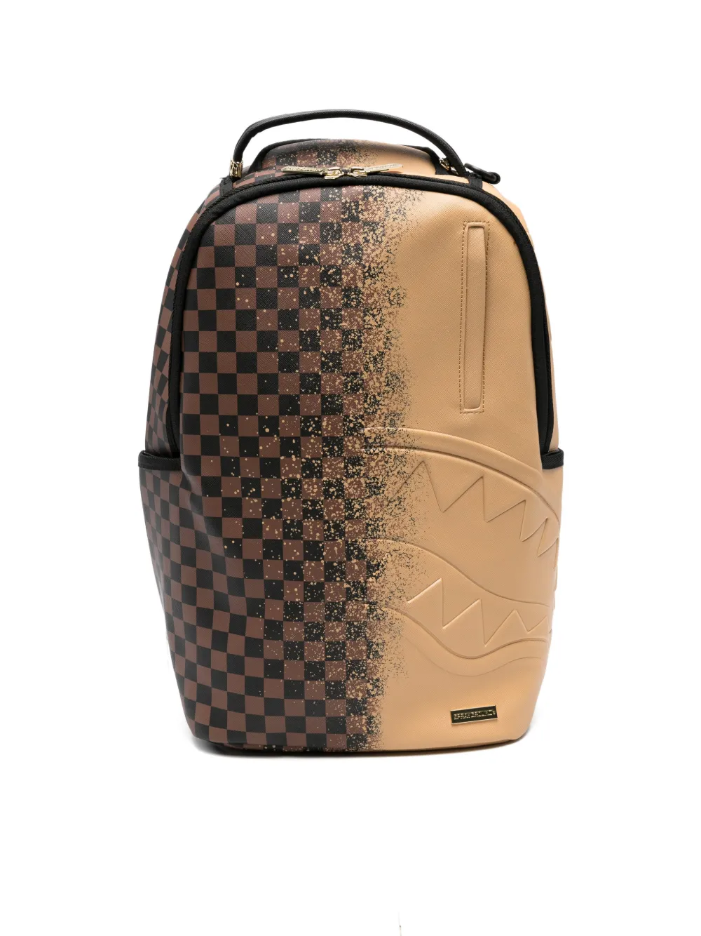Sprayground check-patterm backpack - Toni neutri