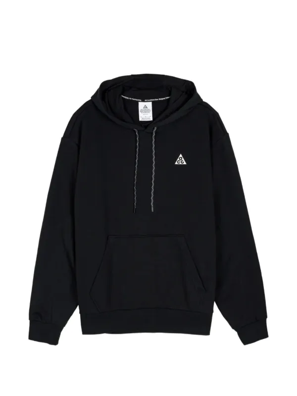 Nike ACG Magic Hour Hooded Logo Sweatshirt | Black | FARFETCH