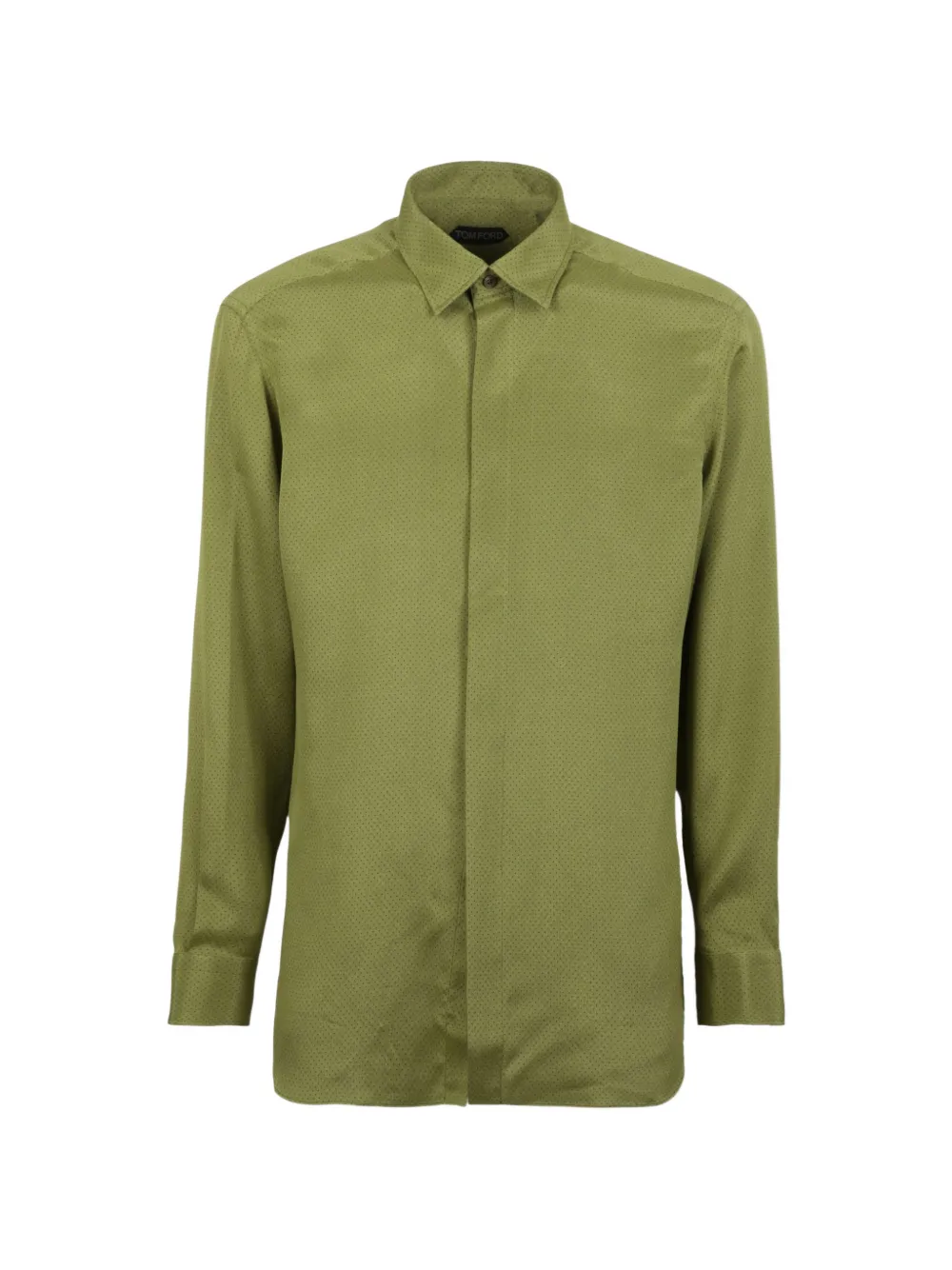TOM FORD camicia a pois - Verde