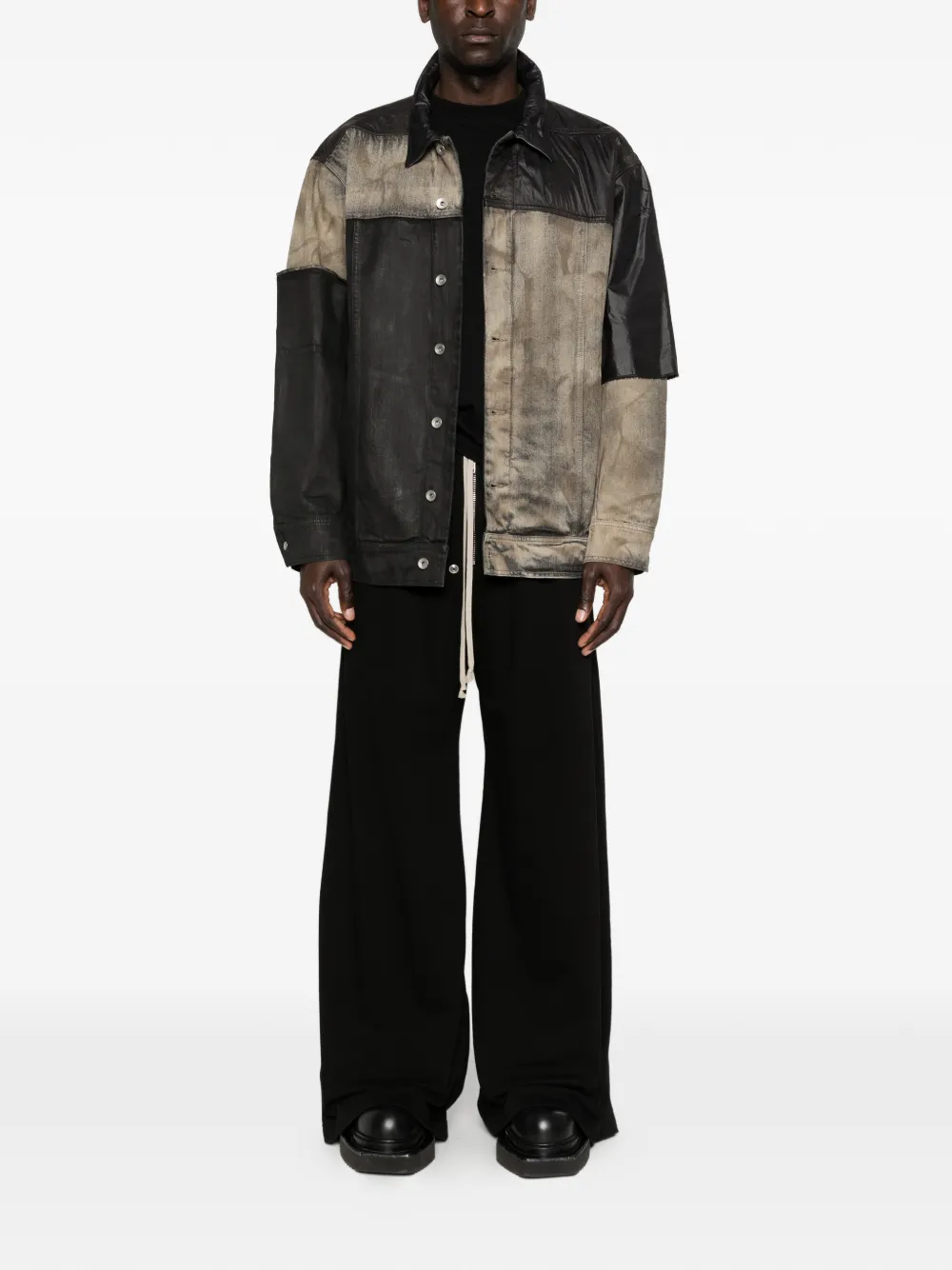 Rick Owens DRKSHDW Jack met lange mouwen Zwart