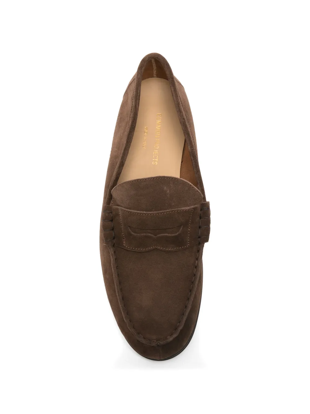 Common Projects suede penny loafers Bruin