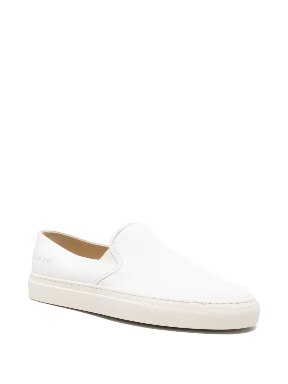 Common Projects round-toe slip-on sneakers Wit