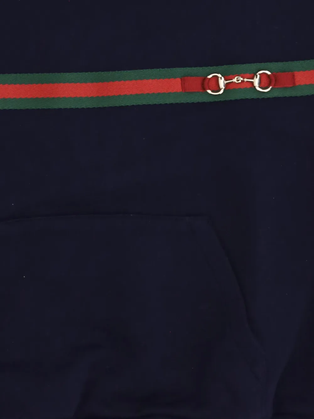 Gucci Kids Hoodie met Web-streep Blauw