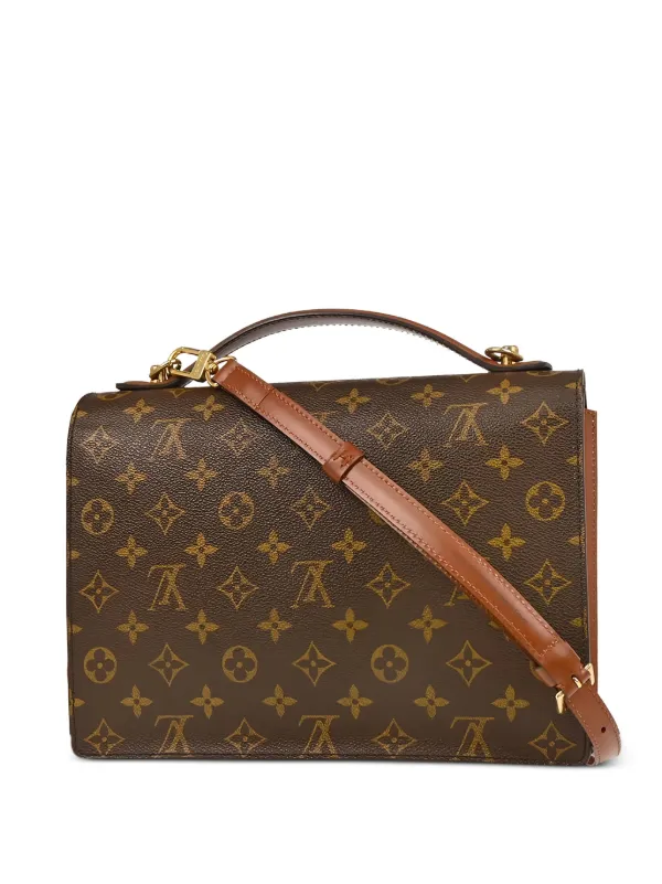 Louis Vuitton Pre-Owned 2002 モンソー 28 ショルダーバッグ