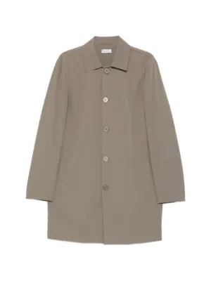 L'impermeabile New Dean Waxed raglan-sleeve Coat | Green | FARFETCH HU