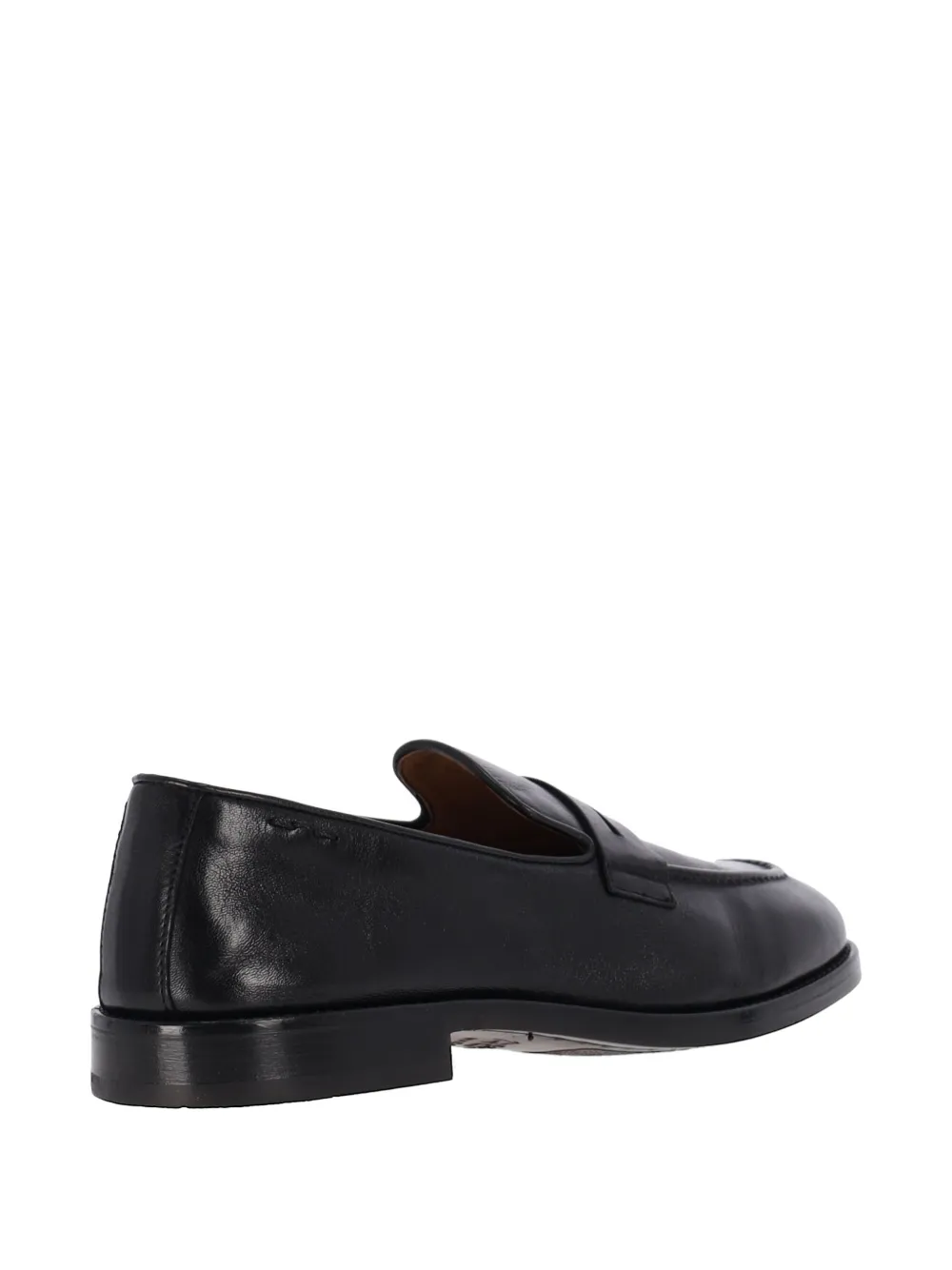 Alexander Hotto Leren loafers Zwart