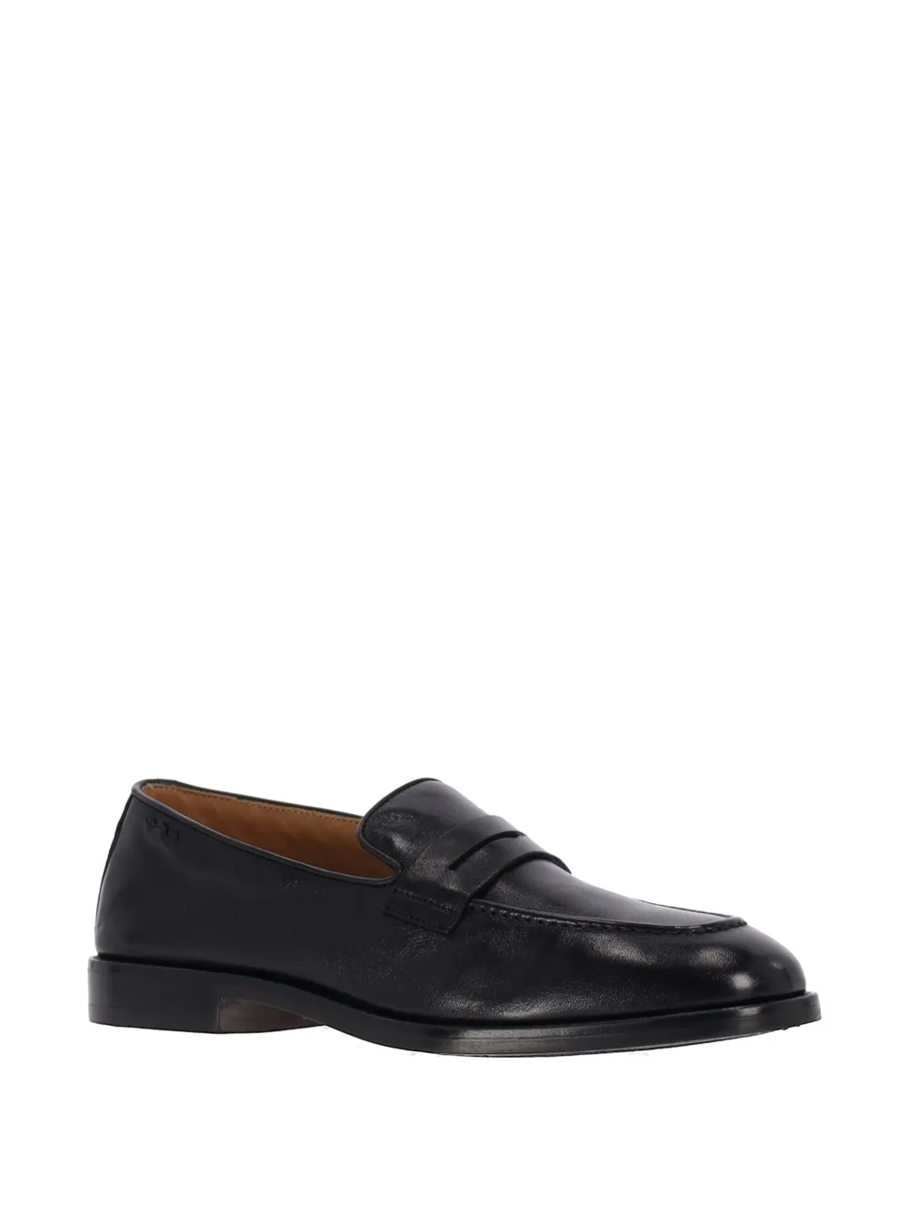 Alexander Hotto Leren loafers Zwart