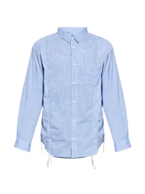 Junya Watanabe MAN パッチワーク シャツ | ブルー | FARFETCH JP