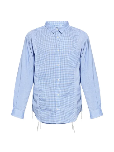 Comme des Garçons Homme Plus checked panelled shirt