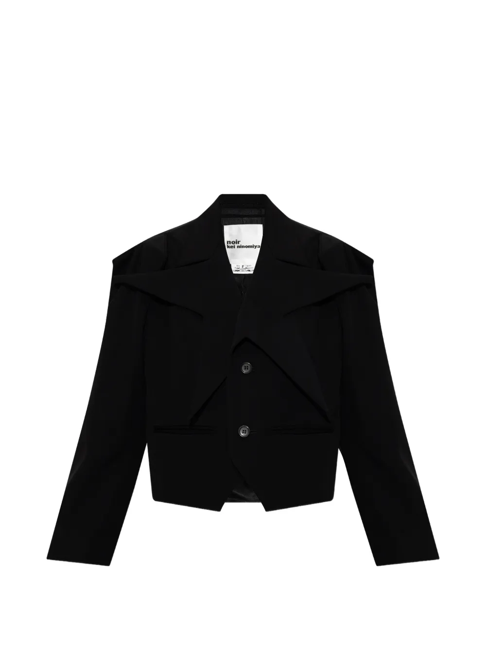 Noir Kei Ninomiya star-panel cropped jacket