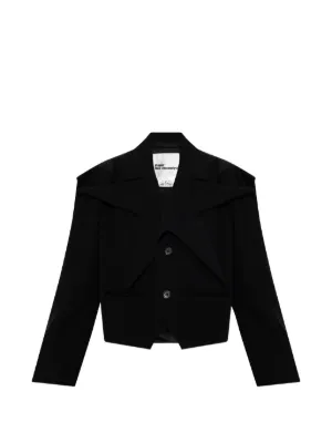 noir keininomiya クロップドジャケット Mサイズ Noir Kei Ninomiya ウィメンズ クロップドジャケット通販 - FARFETCH