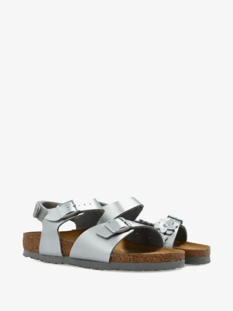 Birkenstock Kids Rio plain flower sandals