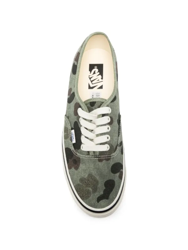 Vans Premium Authentic カモフラージュ スニーカー | グリーン