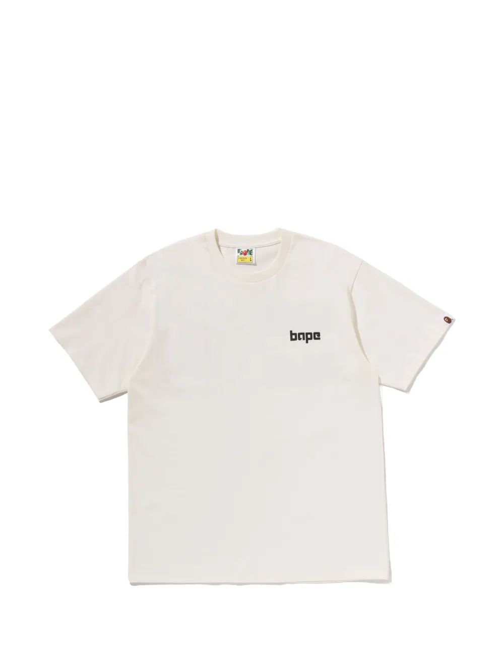 A BATHING APE® logo-print T-shirt - Toni neutri
